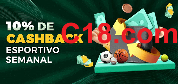 10% de bônus de cashback na c18